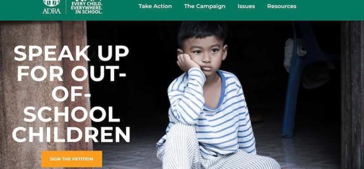 ADRA fordert Schulbildung für jedes Kind