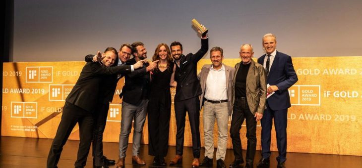 Goldener Abend für hansgrohe: Rainfinity gewinnt iF DESIGN AWARD 2019