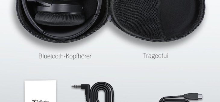 Kabellose Kopfhörer von TaoTronics bieten ein unvergleichbares Klangerlebnis und ganztägige Wiedergabedauer