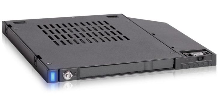 Produktvorstellung: ICY DOCK flexiDOCK MB511SPO-1B –  Internes 2,5″ SATA SSD/HDD Dock für Ultra Slim ODD Schacht (9,5mm Höhe)