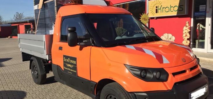 Wir erweitern unseren Fuhrpark um ein ‚E‘