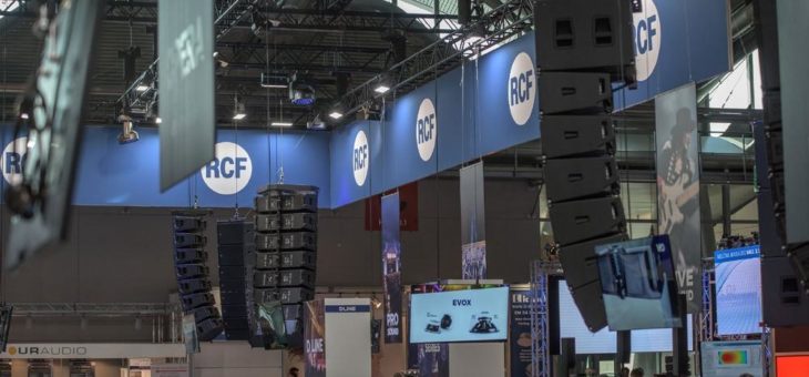 RCF präsentiert Neuheiten und Live Demos auf Prolight + Sound 2019, Stand 8.0, J80