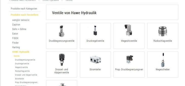 HAWE Hydraulik nutzt etablierte Online-Marktplätze für Produktvertrieb