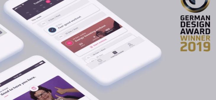 App FiTS gewinnt German Design Award im Bereich „Excellent Communications Design App“