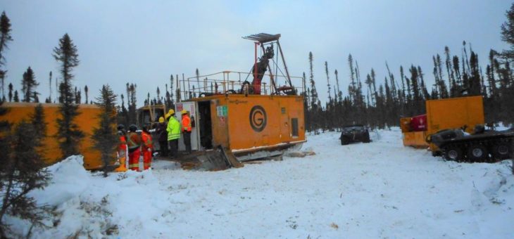 Maple Gold beginnt mit Bohrungen auf Douay Vorkommen mit zwei Bohrgeräten