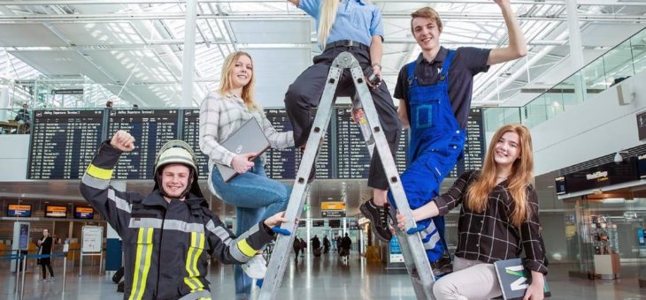 Münchner Airport ist die beste Karriereleiter für Azubis in der Verkehrs- und Transportbranche