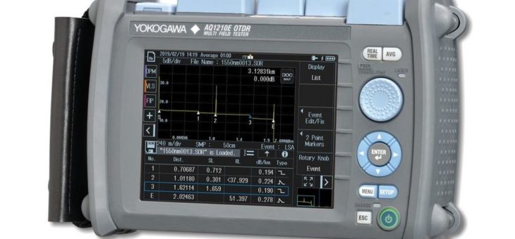 YOKOGAWA AQ1210 OTDR mit verbessertem Bedienerkonzept und höchster Messgenauigkeit