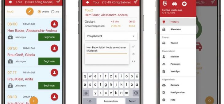 ProfSys launcht mobile Allzweck-App für stationäre Altenhilfe