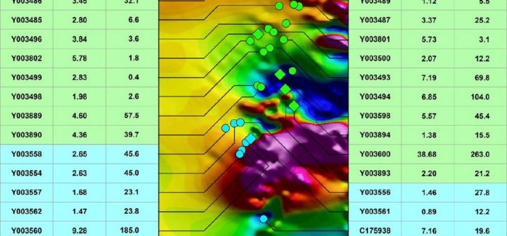 Aurania erweitert Zielgebiet Tsenken in Ecuador durch neue hochgradige Kupfer-Silber-Proben