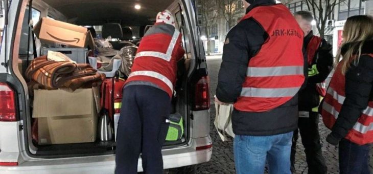 DRK-Kältebus Karlsruhe – 433,50 ehrenamtliche Helferstunden geleistet