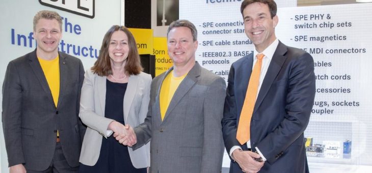 Single Pair Ethernet: HARTING kooperiert mit TE Connectivity (TE)