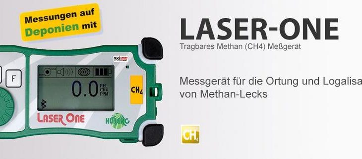 Methan (CH4) Messung auf Deponien