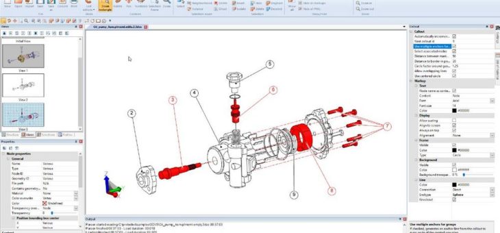 CAD Daten für die technische Dokumentation und Ersatzteilanwendungen aufbereiten