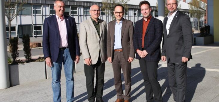 Staatssekretär Dr. Denis Alt auf Stippvisite an der Hochschule Kaiserslautern