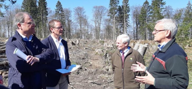 Ministerpräsident Weil zu Besuch bei den Niedersächsischen Landesforsten