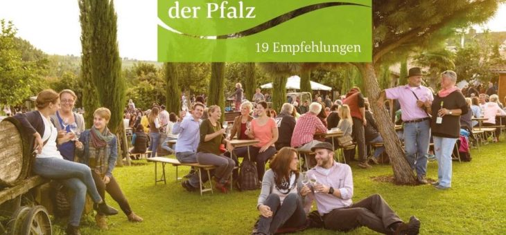 Gekrönte Feste: Neue Broschüre empfiehlt neunzehn Pfälzer Weinfeste