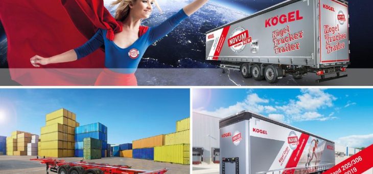 transport logistic 2019 – Kögel zeigt Auflieger der NOVUM-Generation und Services