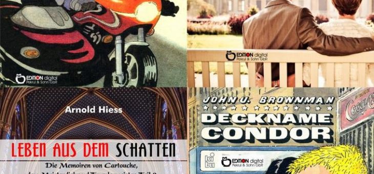 Zwei Amerikakrimis per Zeitungsausschneidedienst, drei Liebesgeschichten und ein Baumeister – Fünf E-Books von Freitag bis Freitag zum Sonderpreis