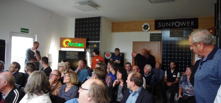 Spannende Vorträge über Photovoltaik Speicher-E-Mobilität und Wärmepumpe aus der Praxis