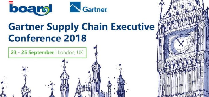 BOARD International als Platin-Sponsor auf der Gartner Supply Chain Executive Conference 2018