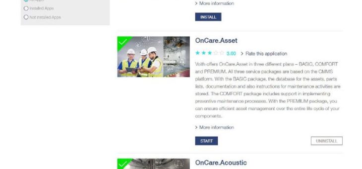 Voith führt Online-Plattform MyVoith für digitale Applikationen und Services ein​