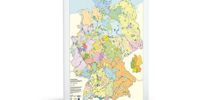 Versorgungsgebiete der Endverteilungsnetze der Stromnetzbetreiber in Deutschland auf einen Blick