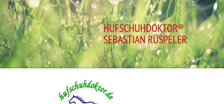 Der Hufschuhdoktor ist Sebastian Rüspeler