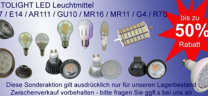 Professionelle LED Beleuchtung zu fairen Preisen!