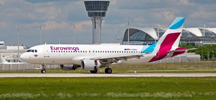 Ab 1. Juni 2019: Flüge der Eurowings werden im Terminal 1 am Münchner Airport abgefertigt