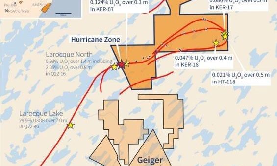 IsoEnergy zielt auf östliche Streichverlängerung der Hurricane-Uranzone ab