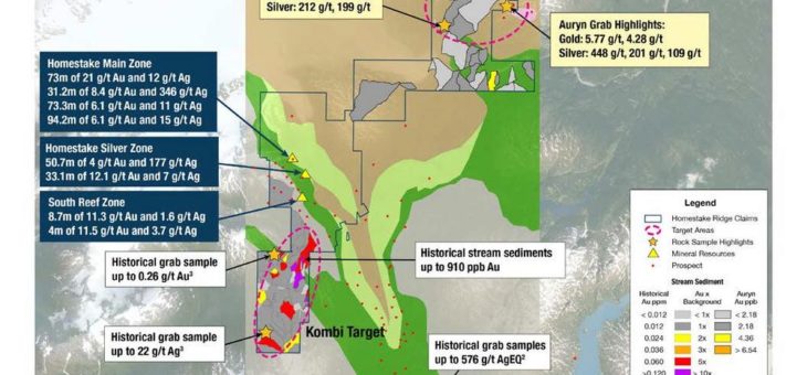 Auryn identifiziert neue signifikante Gold- und Silberziele auf Projekt Homestake Ridge