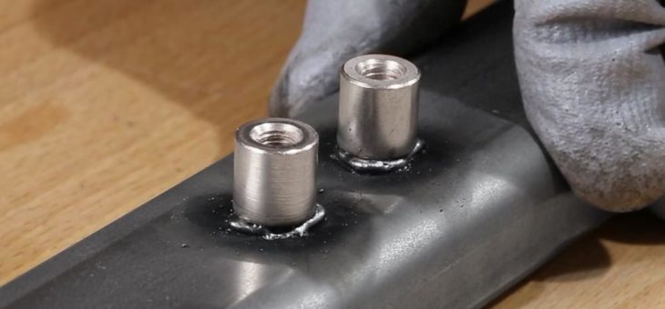Stainless steel weld studs for Stauff clamps
