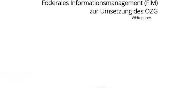 Föderales Informationsmanagement erleichtert Umsetzung des OZG