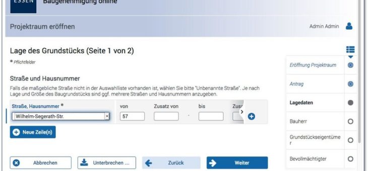 Stadt Essen entscheidet sich für Online-Baugenehmigung mit cit und XBau 2.0