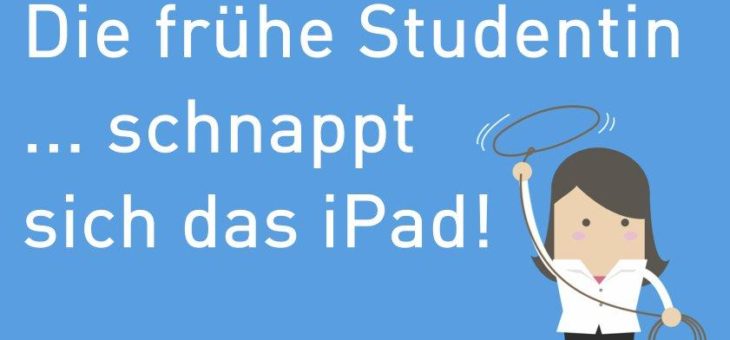 iPad oder Gutschein für Masteranmeldung