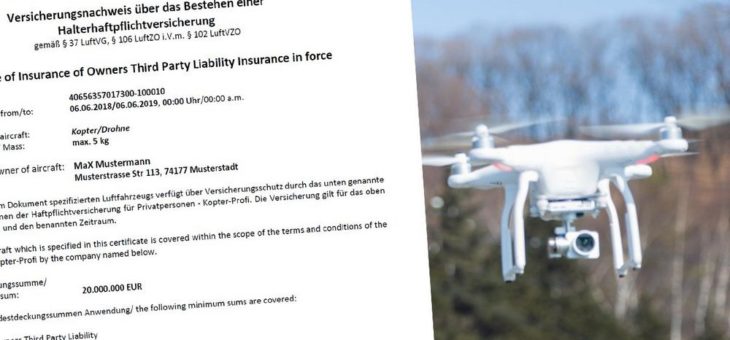 Drohnen-Fliegen ohne Versicherungsnachweis – das kann teuer werden