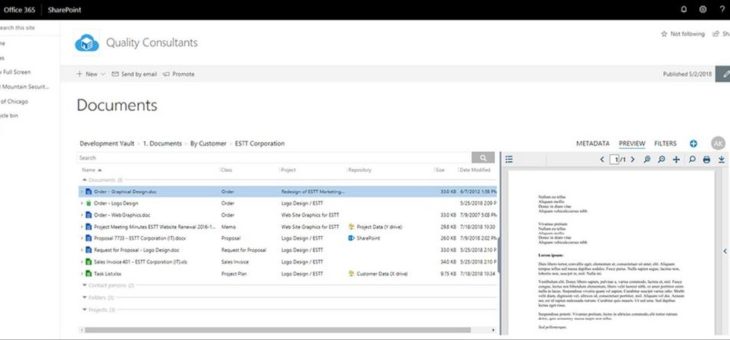 M-Files macht Microsoft Office 365 zum zentralen Zugriffspunkt für alle Unternehmensinformationen