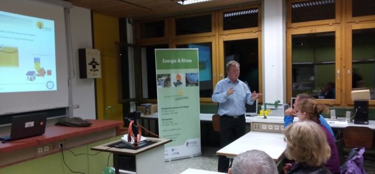 Vorträge Photovoltaik, Speicher, Wärmepumpe und Elektromobilität – Willi zu Gast