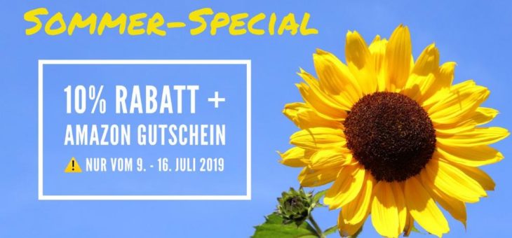 Das gab’s noch nie: Die große Sommer-Aktion ☀️ Sie erhalten 10% Rabatt auf alle Fortbildungen 2019