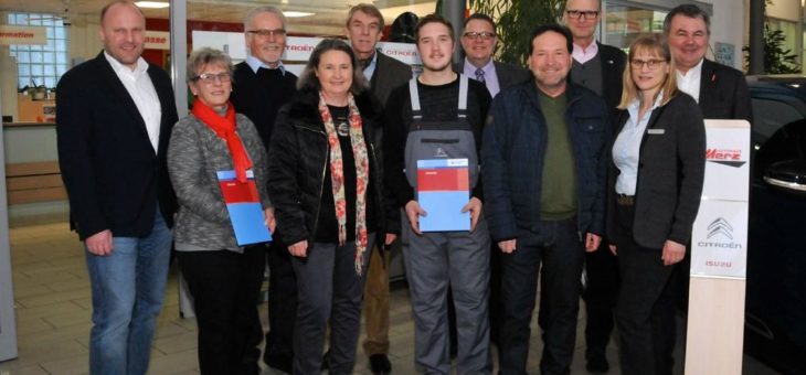 Handwerkskammer Reutlingen: Manuel Schneller ist Lehrling des Monats Januar 2019