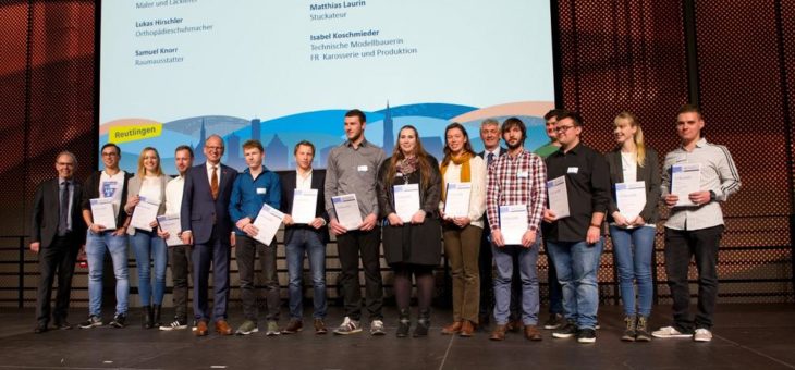 Handwerkskammer Reutlingen: Auszubildende aus der Region sind landesweit spitze