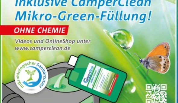 Öko ist Trumpf bei CamperClean dank „Mikro Green“