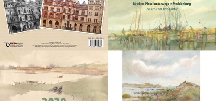 Vom doppelten Schwerin bis zu Kaffke-ART – Drei Kalender für 2020 bei EDITION digital erschienen