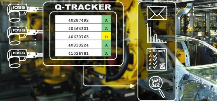 Zentrale und vollständige Qualitätsüberwachung von direktmarkierten Data Matrix Codierungen mit der Q-Tracker Software von IOSS