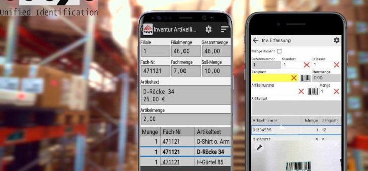 COSYS Inventur App für eine moderne Bestandsaufnahme in Ihrem Unternehmen