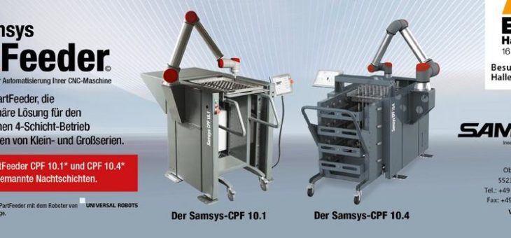 Der Samsys PartFeeder – Die intelligente Art der Automatisierung Ihrer CNC-Maschine