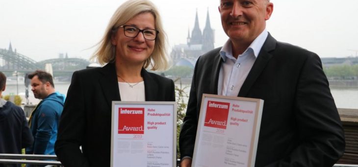 Tente gewinnt Interzum Award für Rollen und Räder