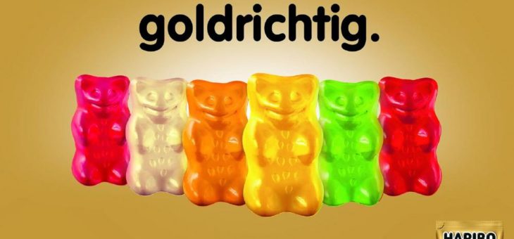 HARIBO Plakatkampagne: Goldige Unterstützung