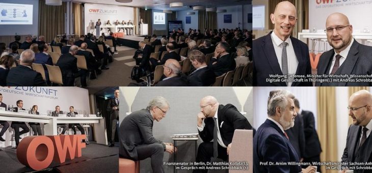 OWF Wirtschaftsforum (OWF) 2018 – die ostdeutsche Wirtschaft im globalen Wettbewerb