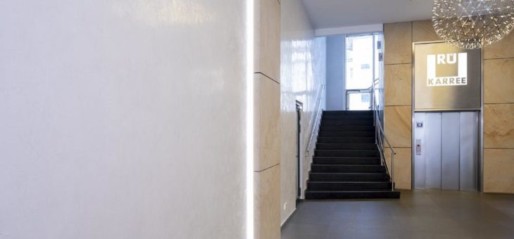 Edle Optik mit Tiefenwirkung im Essener Rü-Karree